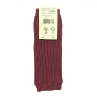 Kinderstulpen 100% Wolle rouge