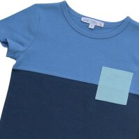T-Shirt Colourblocking midnight-jeansblue - 116