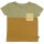 T-Shirt Colourblocking ochre-pale green - 116