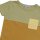 T-Shirt Colourblocking ochre-pale green - 104
