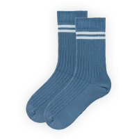 2er-Pack Ripp-Socken dunkelblau - 34-36