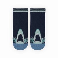 2er-Pack Sneakersocken Hai dunkelblau - 28-30