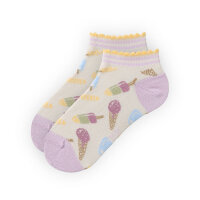 2er-Pack Sneakersocken Eis bunt mix - 28-30