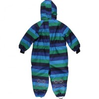 Schneeanzug Streifen navy