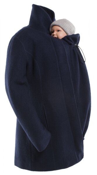 Eco-Wool-Tragemantel Oslo navy