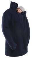 Eco-Wool-Tragemantel Oslo navy