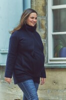 Eco-Wool-Tragemantel Oslo navy