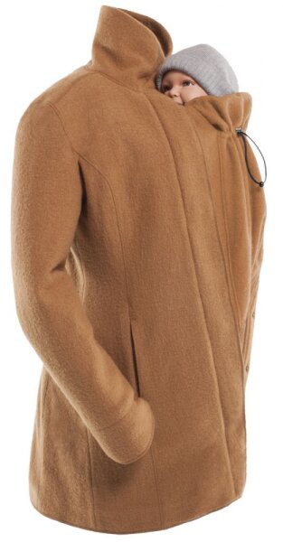 Eco-Wool-Tragemantel Oslo camel
