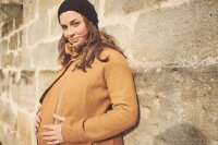 Eco-Wool-Tragemantel Oslo camel
