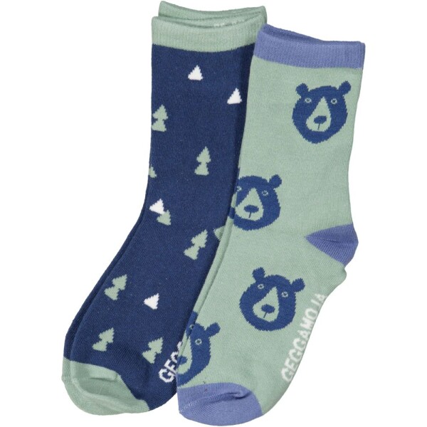 Socken Bären grün 2er-Pack