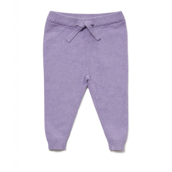 Hose Jogging BW/Leinen purple - 74/80