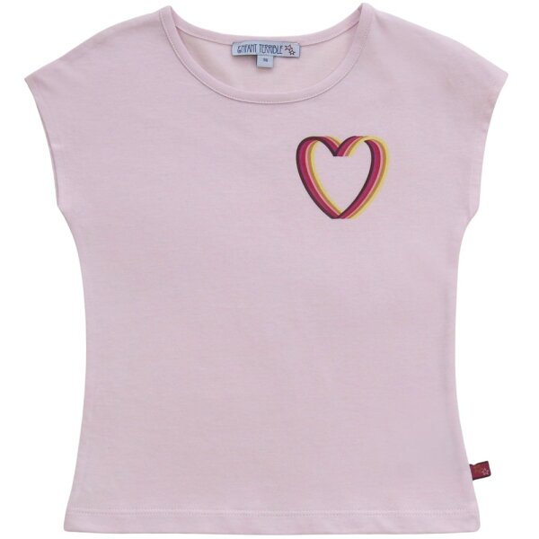 Top mit Herzdruck - 146/152