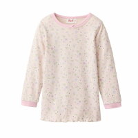 Pyjama Bl&uuml;mchen hellbeige - 98