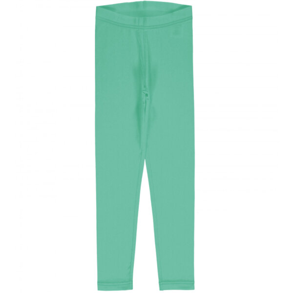 Leggings Solid Green - 122/128