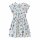 Kurzarm-Kleid Blüten bunt - 104