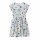 Kurzarm-Kleid Blüten bunt - 104