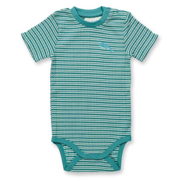 Varin Kurzarmbody Rib Streifen
