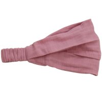 Musselin Haarband rosewood - 53/55