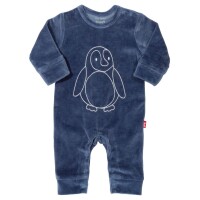 Strampler Nicky Pinguin blau