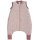 Schlafsack mit Füßen armfrei Ringel mauve - 86/92