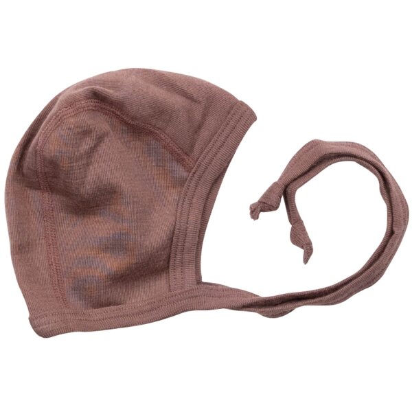Baby Mütze mauve - 56
