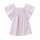 Musselin Kleid Kirschen violett - 98
