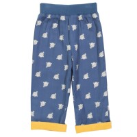 Cord-Wendehose Robben gelb-blau