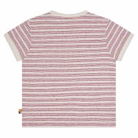 T-Shirt Leinen Streifen rouge - 98/104