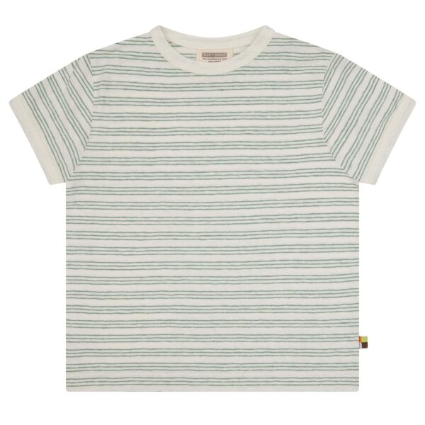 T-Shirt Leinen Streifen bamboo - 86/92
