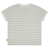 T-Shirt Leinen Streifen bamboo - 110/116