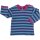 Langarmshirt lila gestreift