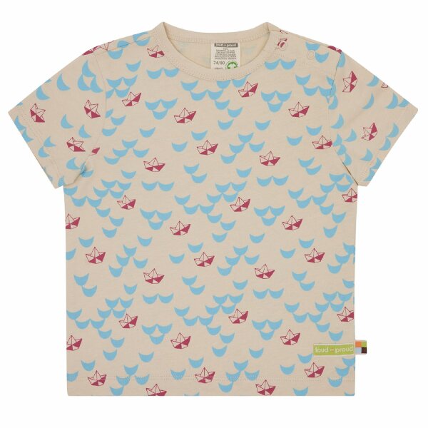 T-Shirt Schiffe vanille - 110/116