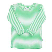 Shirt langarm Wolle/Seide Streifen