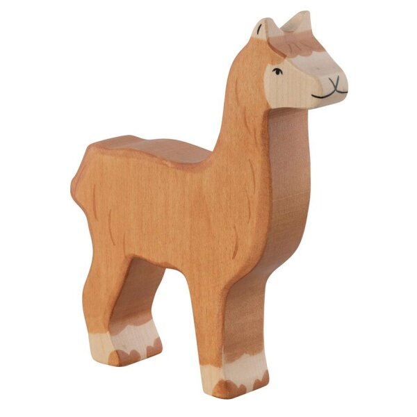 Holztiger Alpaka