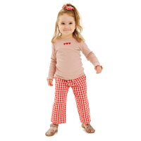 Langarmshirt Ripp Neve Adobe Rose - 80