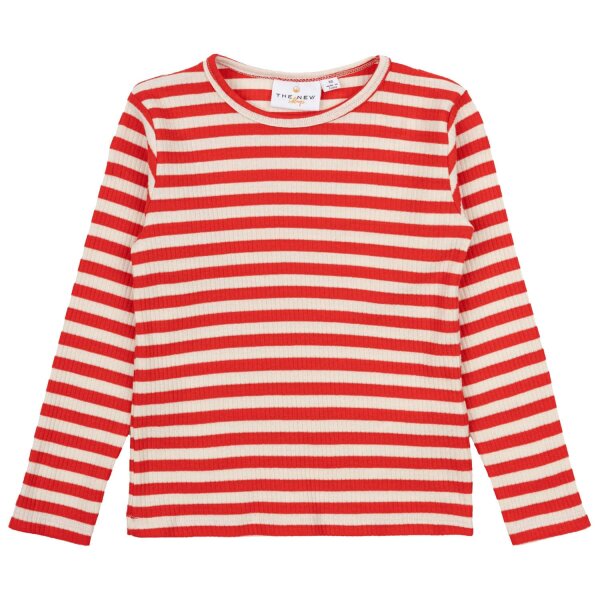 Langarmshirt Fro Ripp Poppy Red- 92