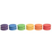 18 Taler Regenbogen 6 Farben
