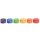 18 Taler Regenbogen 6 Farben