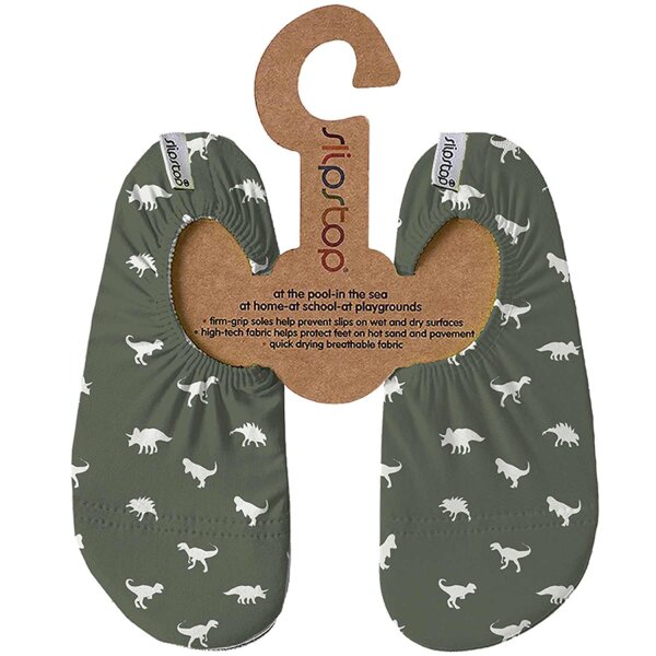 Badeschuhe Dino green - 24-26
