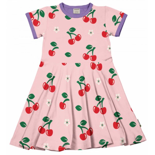 Tellerkleid Kurzarm Cherry - 86/92