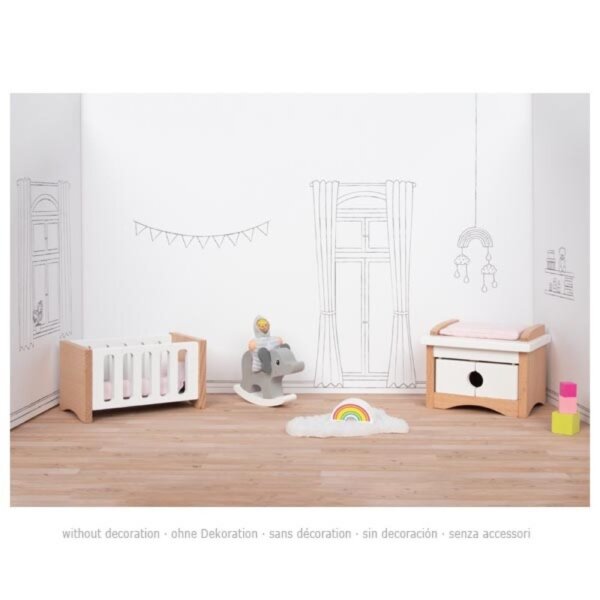 Puppenmöbel Babyzimmer