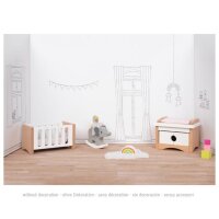 Puppenm&ouml;bel Babyzimmer
