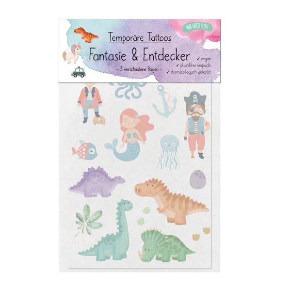Tattoo Kollektion Fantasie und Entdecker