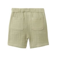 Musselin Shorts olivgr&uuml;n - 74/80