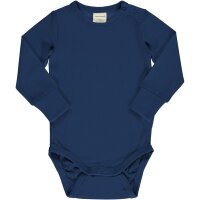 Body Langarm solid navy