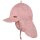 Sonnenhut m. Nackenschutz Leinen dusty-rose - 51