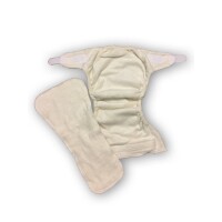 One-Size Windel 2.0 Bambus Klett Dinos jeans