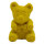 Wachsmalfigur Teddy gelb