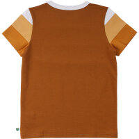 T-Shirt Blockstreifen pecan