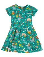 Skater Kleid Jewel India t&uuml;rkis